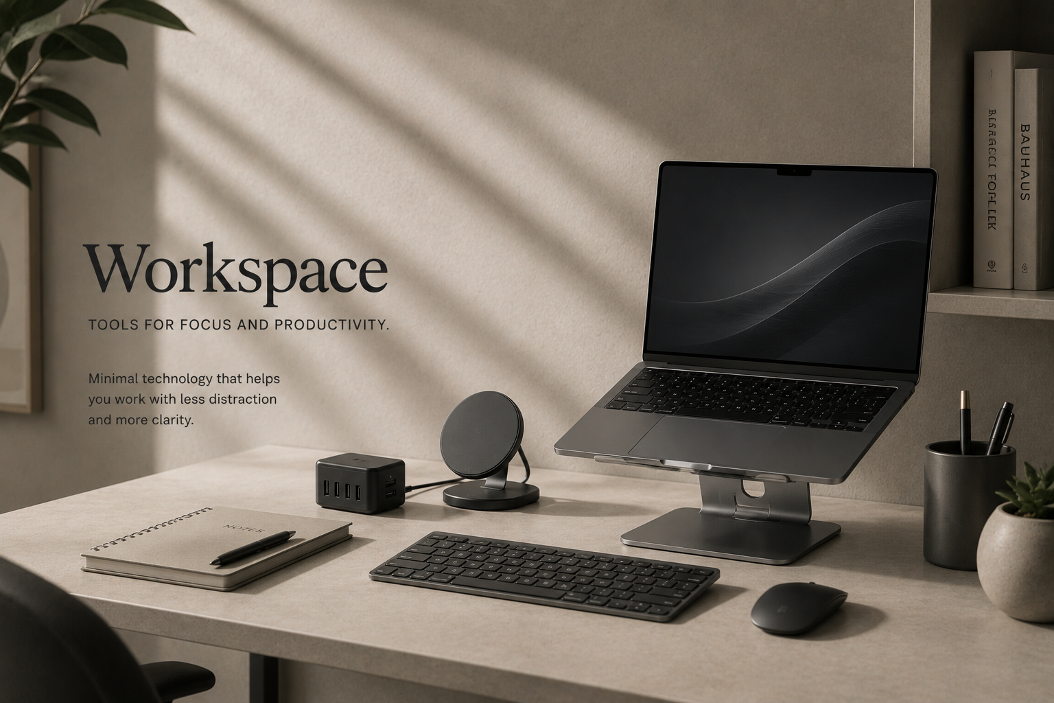 Tools for focus and productivity.  Minimal technology that helps you work with less distraction and more clarity.